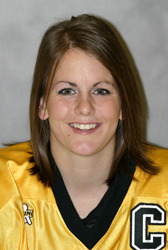 Junior Andrea Peterson has been named MIAC Women’s Hockey Player of the Week