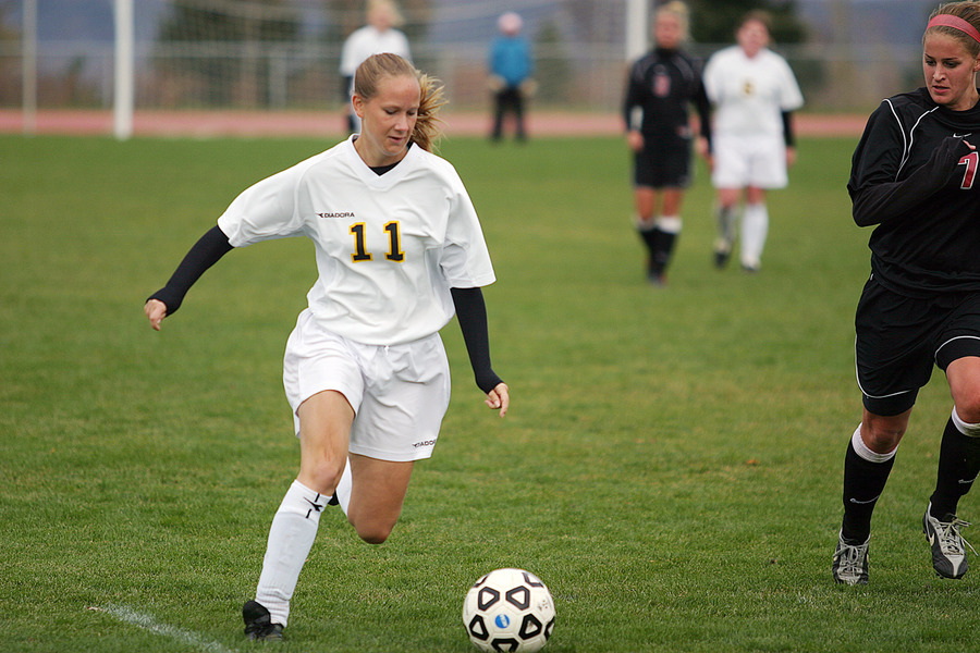 Christy Tupy scored her first goal of the season against the Pipers.