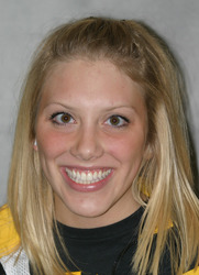 Sarah Koepp won the 100 and 200 yard breaststroke