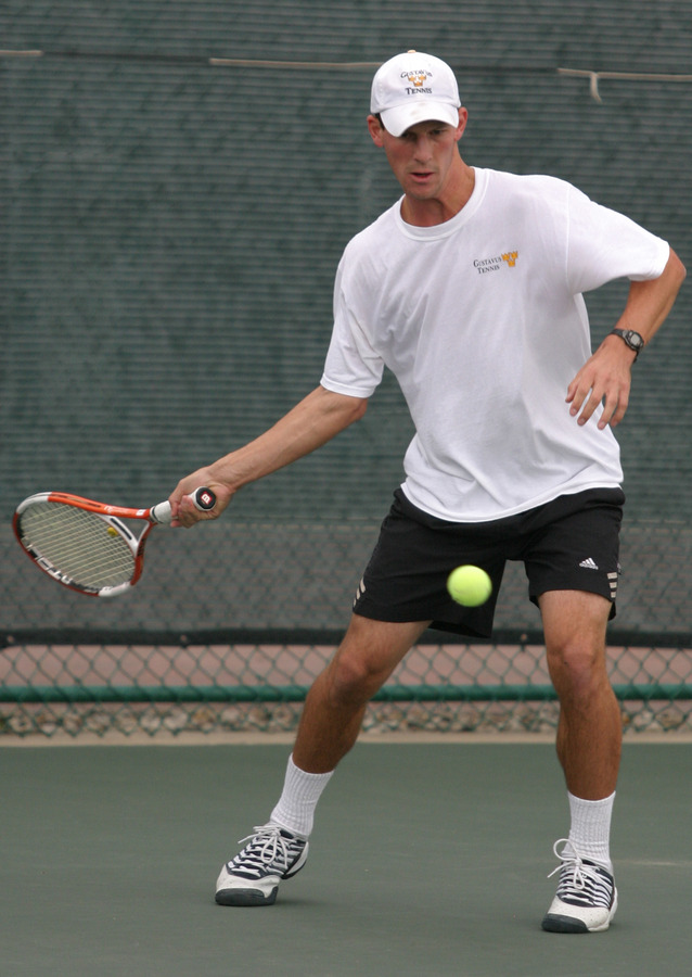 Senior Jesse Brauer won the ITA Midwest Region singles title in the fall.