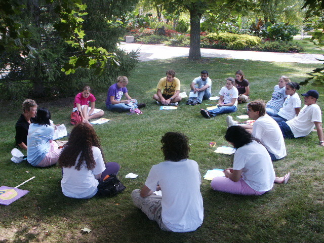 First-year students will partake in small group discussions during orientation.