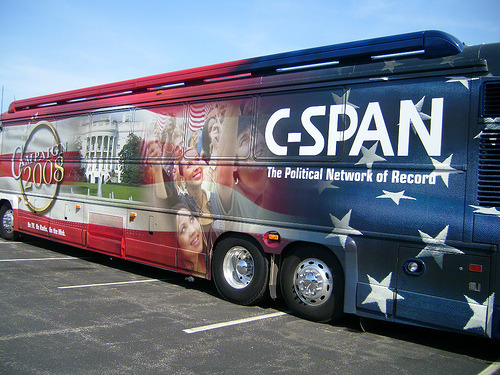 C-SPAN’s Campaign 2008 Bus will be at Gustavus Sept. 5.