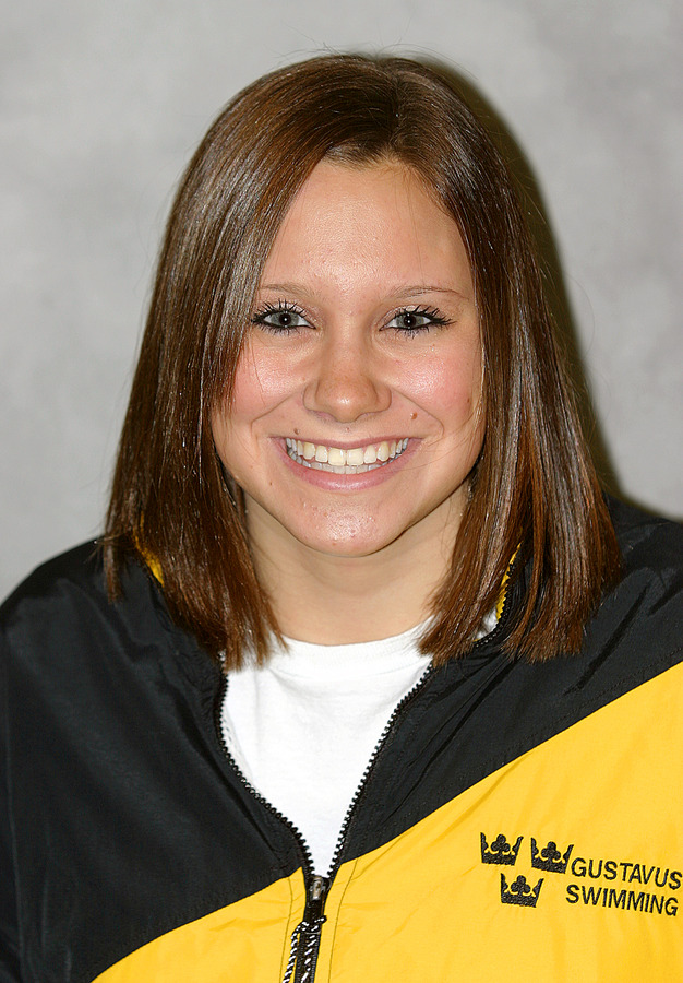 Carrie Gundersen turned in three individual first place finishes against St. Olaf.