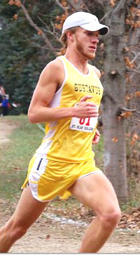 deLaubenfels finished 11th at the NCAA Central Region Meet. (Photo courtesy of Nancy Foley)