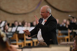 Warren Friesen is the conductor of the Gustavus Symphony Orchestra.