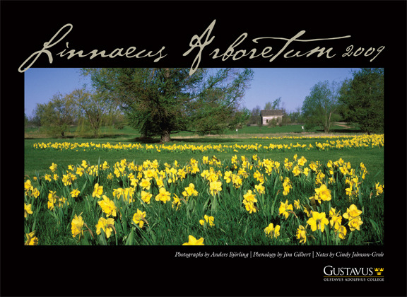 The cover of the 2009 Linnaeus Arboretum calendar.