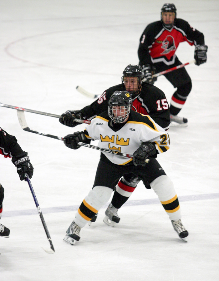 Gustavus and UW-River Falls combined to commit 22 penalties.