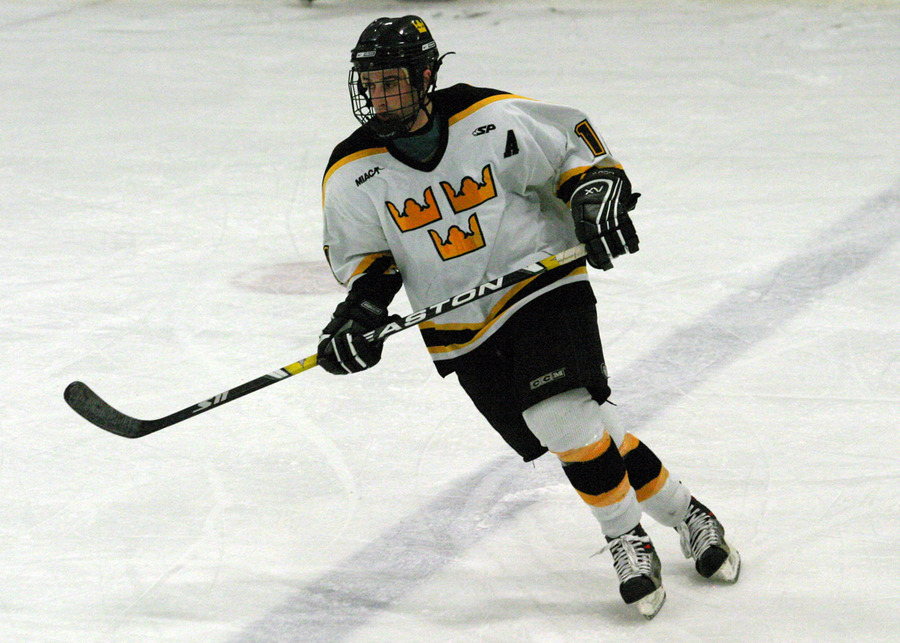 Eric Bigham scored his fourth goal of the season in the first period.
