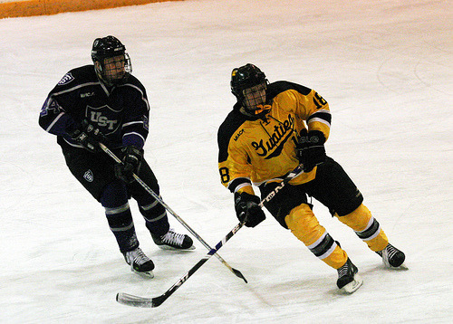 Dennis Webster tallied his second assist of the season on the Gusties’ final goal.