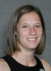 Kaelene Lundstrum finished fifth in the heptathlon at the 2009 NCAA Championships.