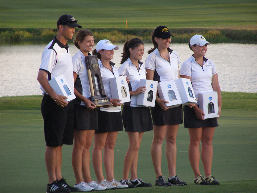 The women’s golf team contributed to the Directors’ Cup standings with a third place finish at the NCAA Championships.