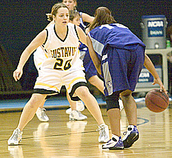 Marit Sviggum helped to hold the Tommies to only 48 points