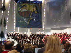 The Gustavus Choir in C in CC.