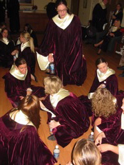 Resting during intermission