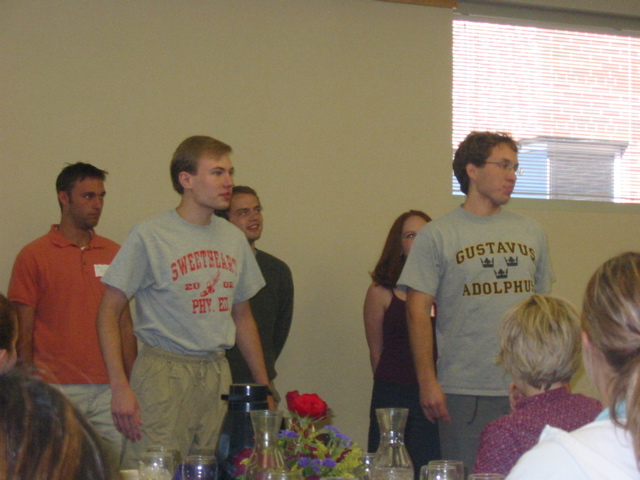 First Year Skit: The Hans and Frans total choir workout.