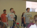 First Year Skit: The Hans and Frans total choir workout.