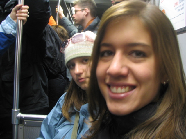 Enjoying the T ride.