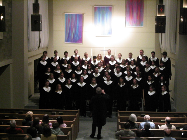 Singing at UniLu (University Lutheran) benifiting the Harved Square Homeless Shelter.