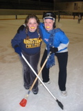 Arrr . . . we are ready for broomball!