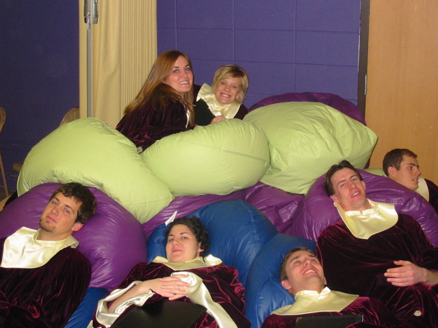 Bean bags are nice!