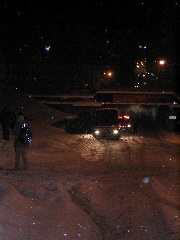 Our bus is stuck!