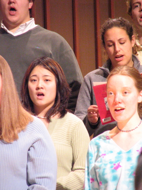 Altos singing!