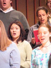 Altos singing!