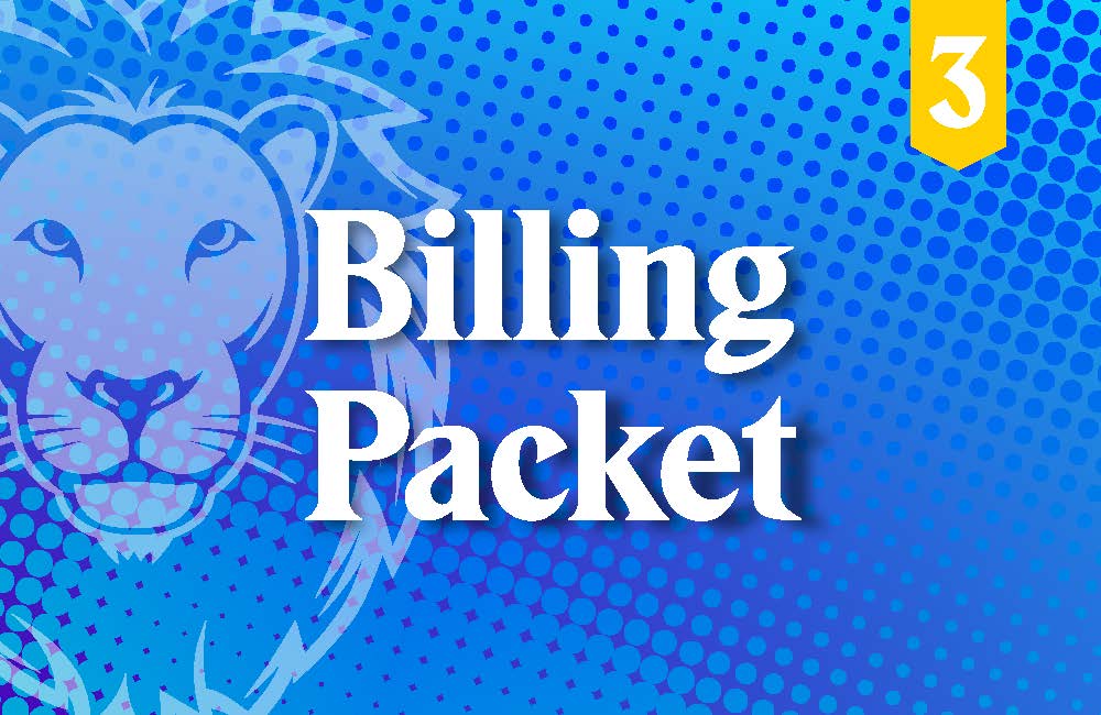 Mailing 3: Billing Packet