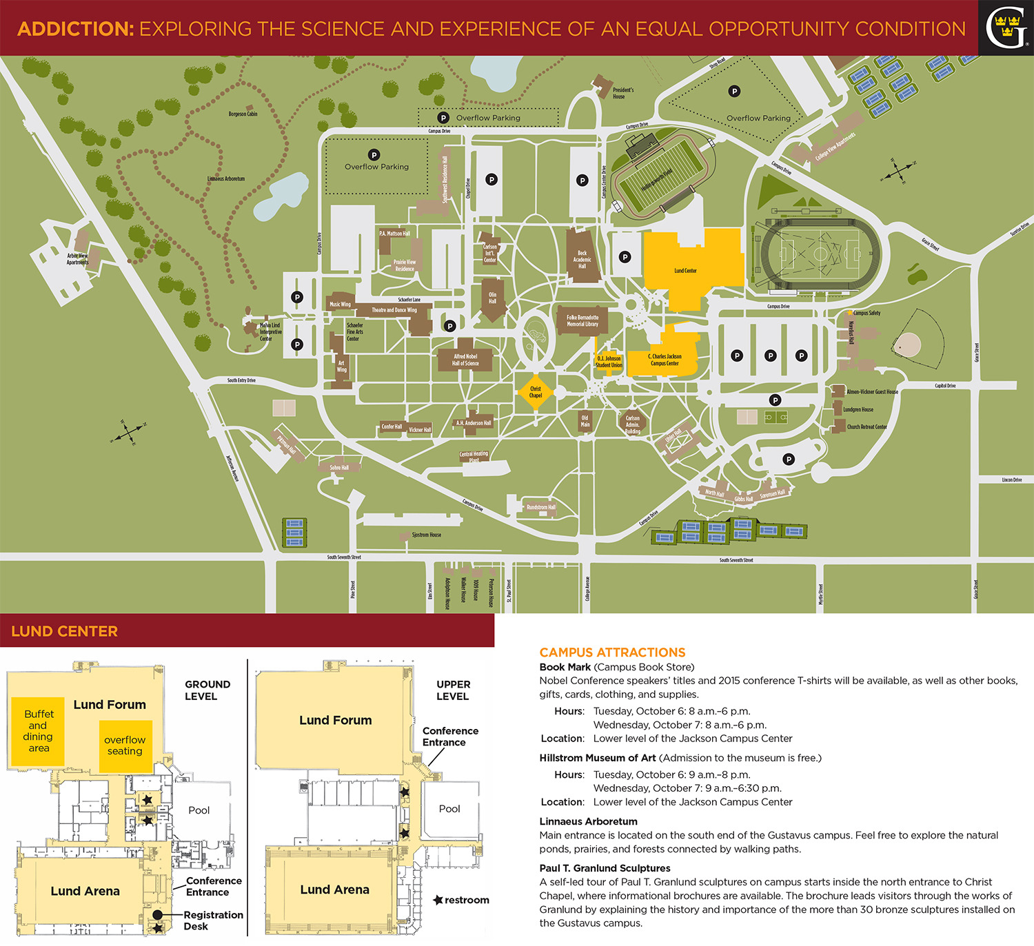 Gustavus Adolphus College Campus Map - Map Of Us Western States