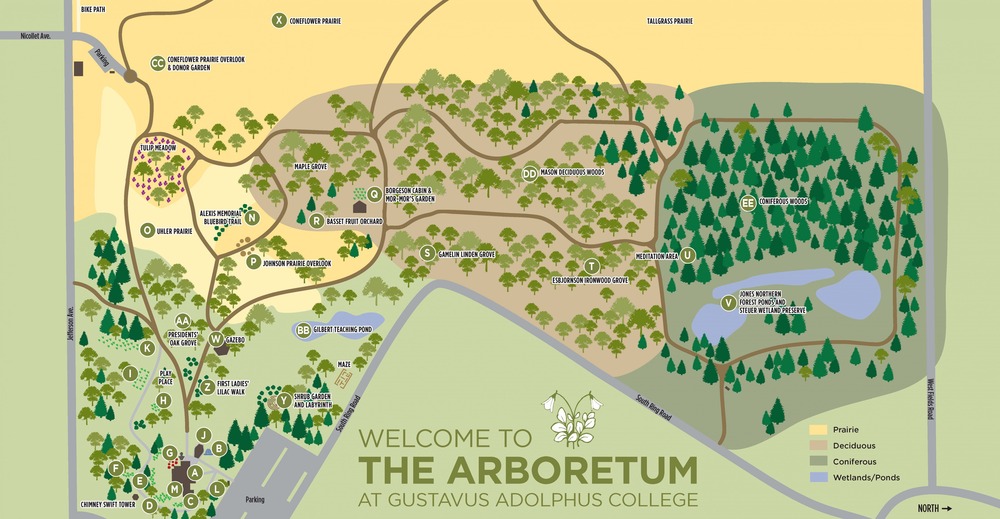 Map of the Arboretum