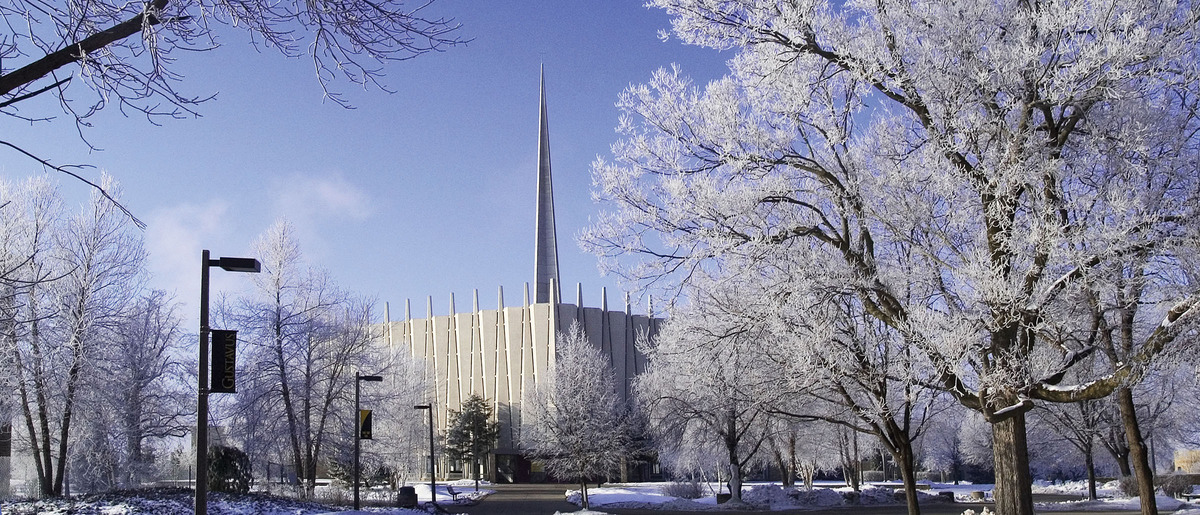 Christ Chapel in the snow.