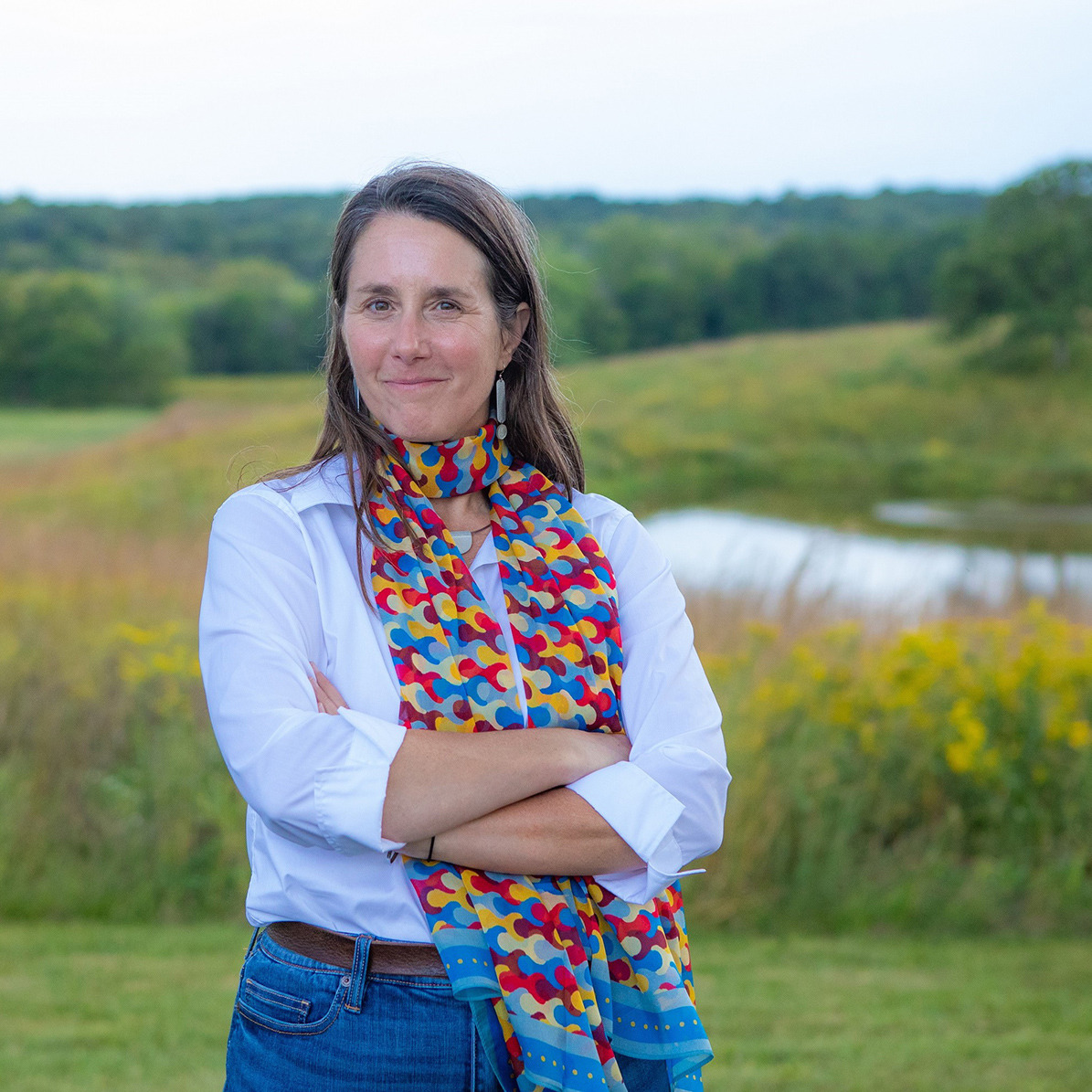 Lisa Schulte Moore, Charles F. Curtiss Distinguished Professor in Agricultural and Life Sciences in the Department of Natural Resource Ecology and Management and Director of the Bioeconomy Institute at Iowa State University