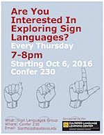 Exploring Sign Languages Group