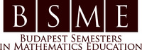 Budapest Semesters in Mathematics Education logo