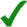 green checkmark
