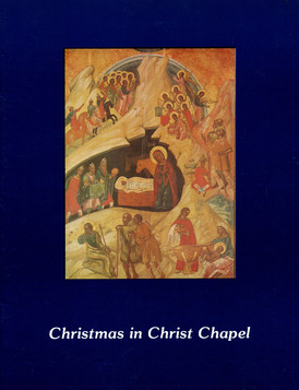 1981 Christmas in Christ Chapel "Angels" Program Cover