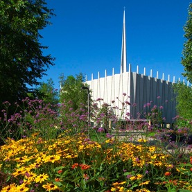 Christ Chapel with flowers