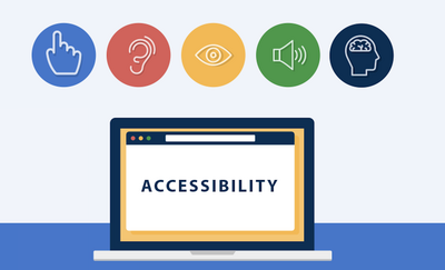 Digital accessibility icons