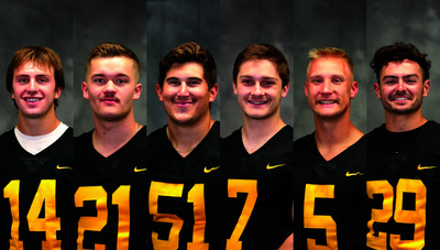 Football Lands Six on Academic All-District Team