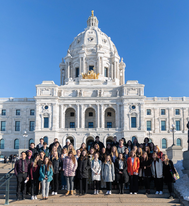 Gusties Embrace their Day at the Capitol Opportunities