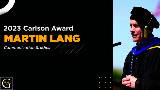 Lang Wins 2023 Edgar M. Carlson Award