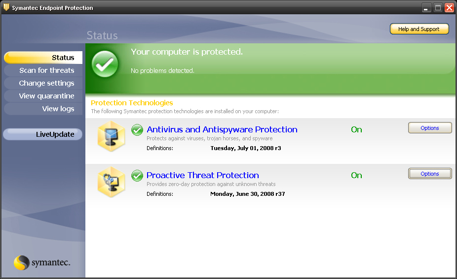 symantec endpoint protection download definitions manually