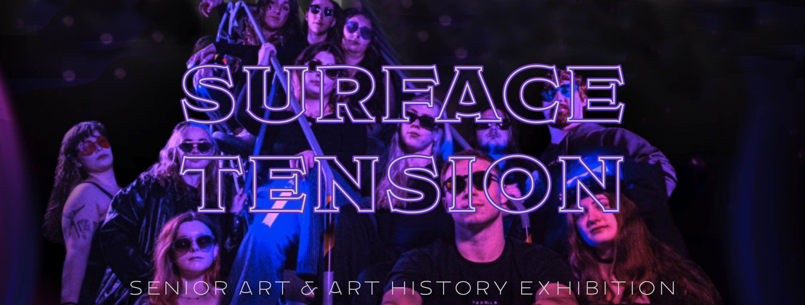 surface tension senior art and art history exhibition