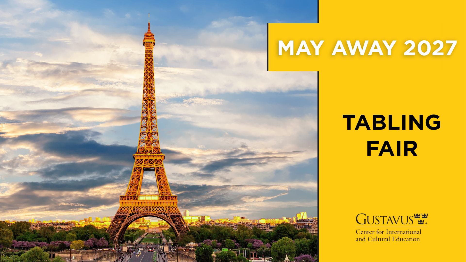 May away faculty tabling fair