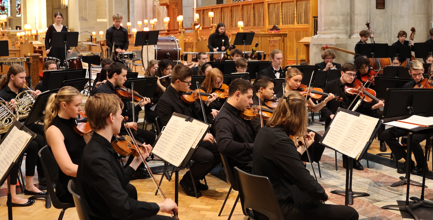 Gustavus Symphony Orchestra performing in the Ireland