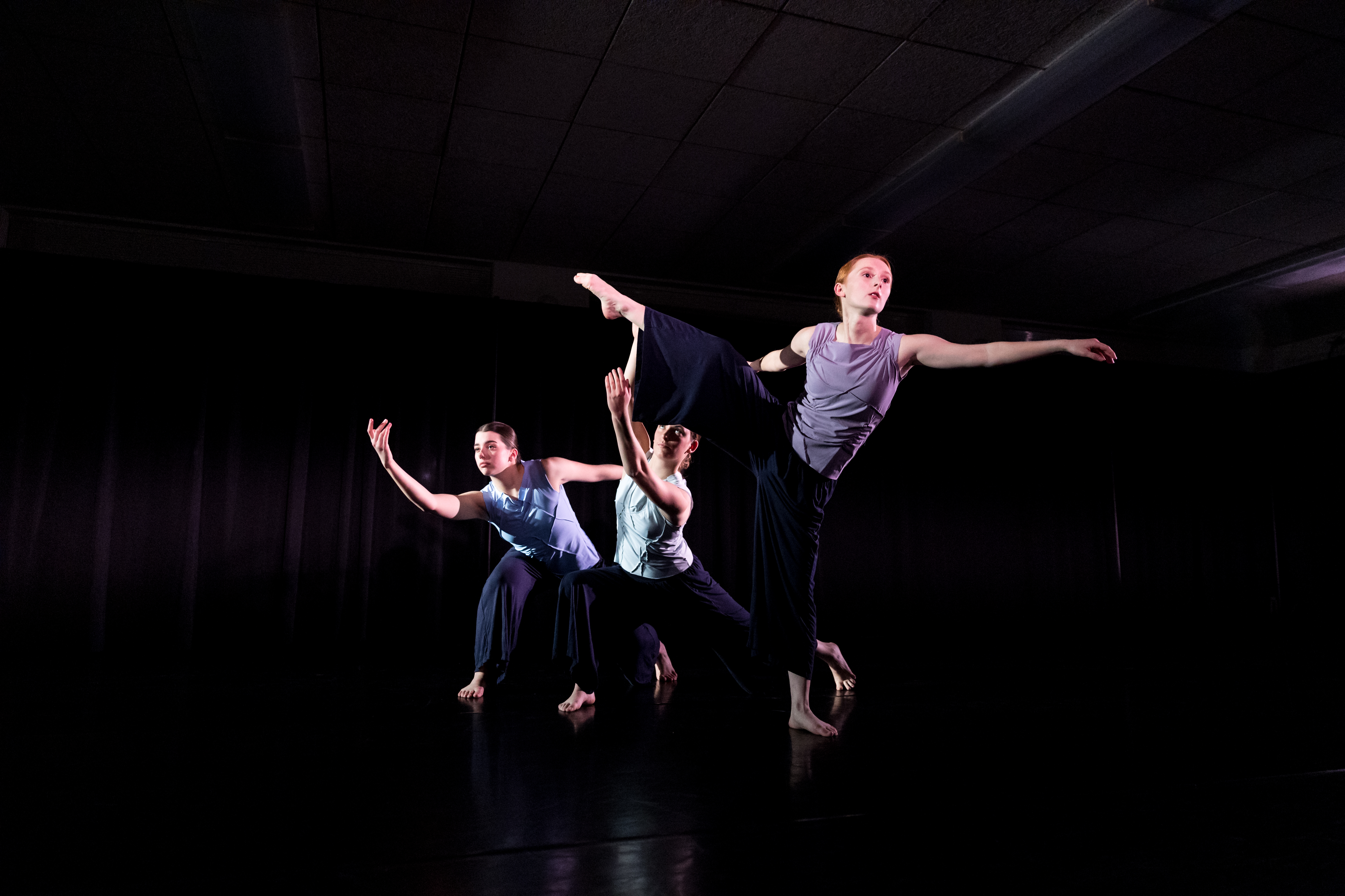 Three women dancing