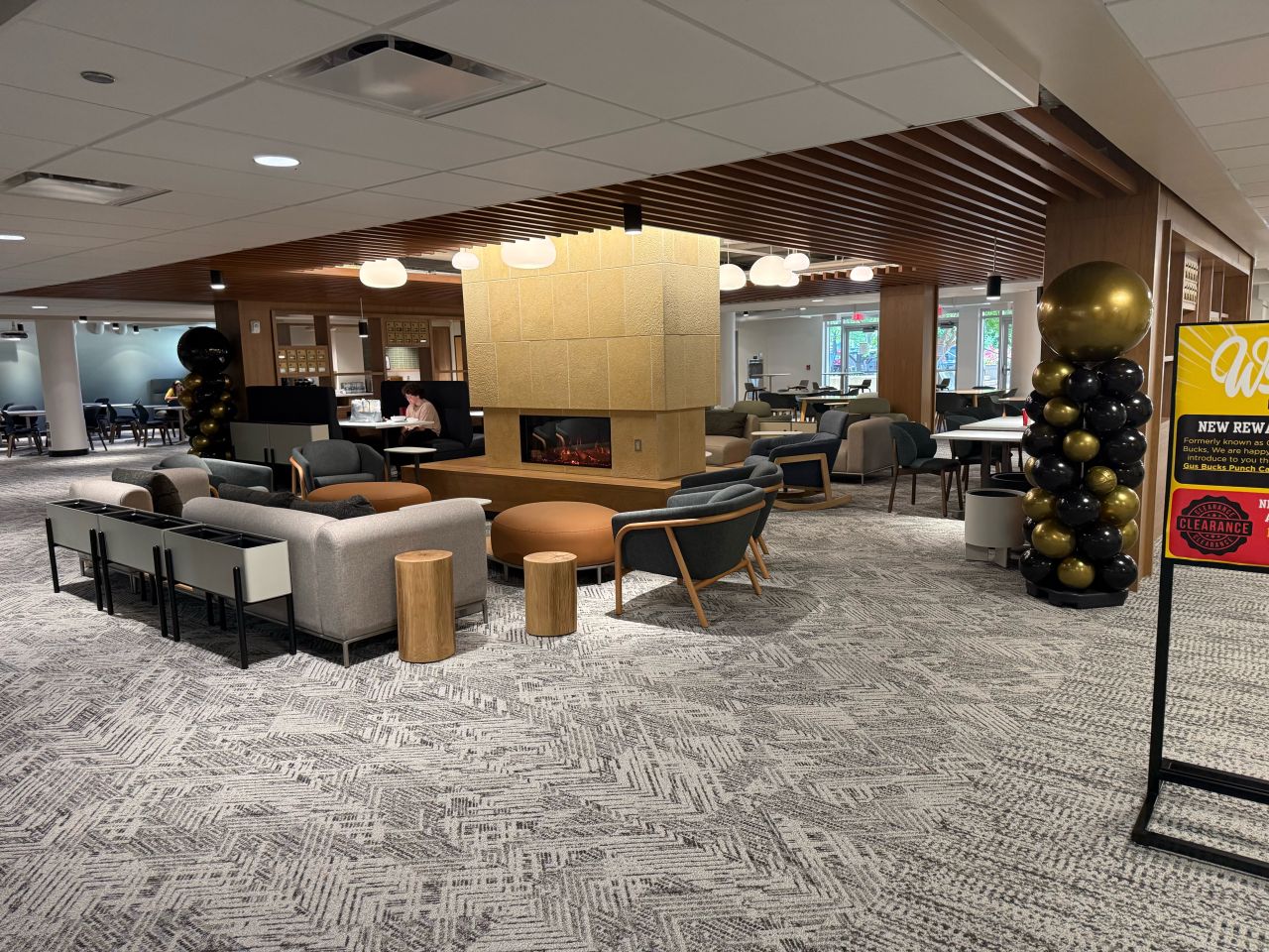 Workspace for students to study and hang out
