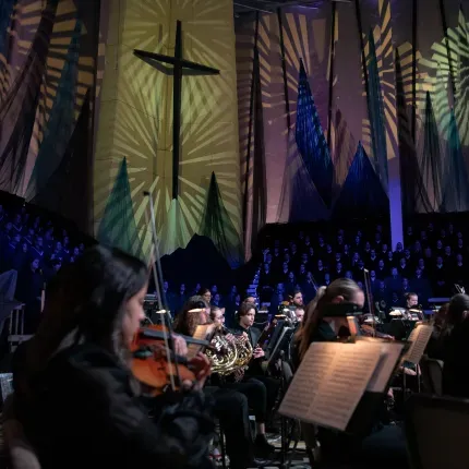 Christmas in Christ Chapel orchestra
