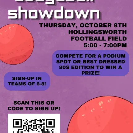 Gustie Dodgeball Showdown Thursday October 8th on the Football Field from 5-7 pm 