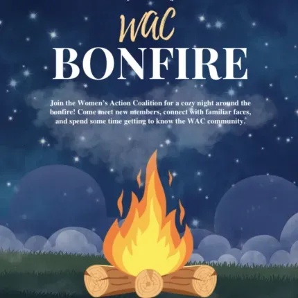 WAC bonfire on Friday September 25 at 7:30 at the plex fire pit! 